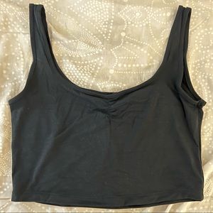 Alphalete Ultrasoft Square Neck Tank- Black